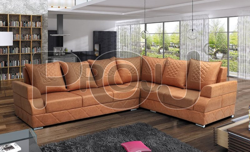 Clemento Corner Sofa Sofa ( Leather 7 Seater )