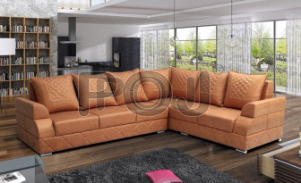 Clemento Corner Sofa Sofa ( Leather 7 Seater )